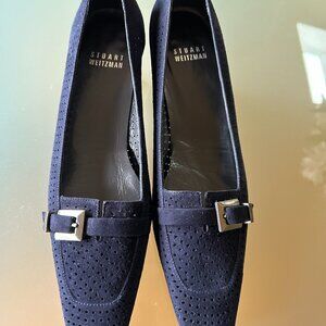 Stuart Weitzman Nicheperf Navy Suede - Size 6SS